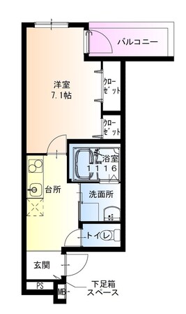 フジパレス出来島ＥＡＳＴⅢ番館の物件間取画像